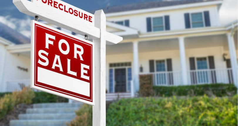 How do you buy a foreclosed best sale home from the bank