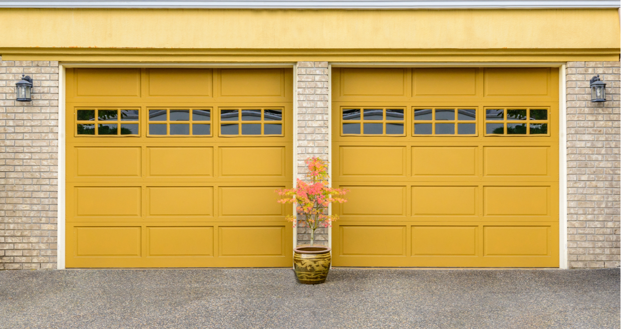 Painted Garage Door