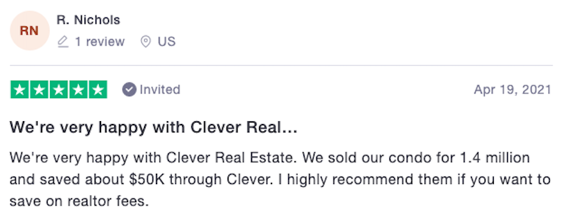 Clever Real Estate customer review