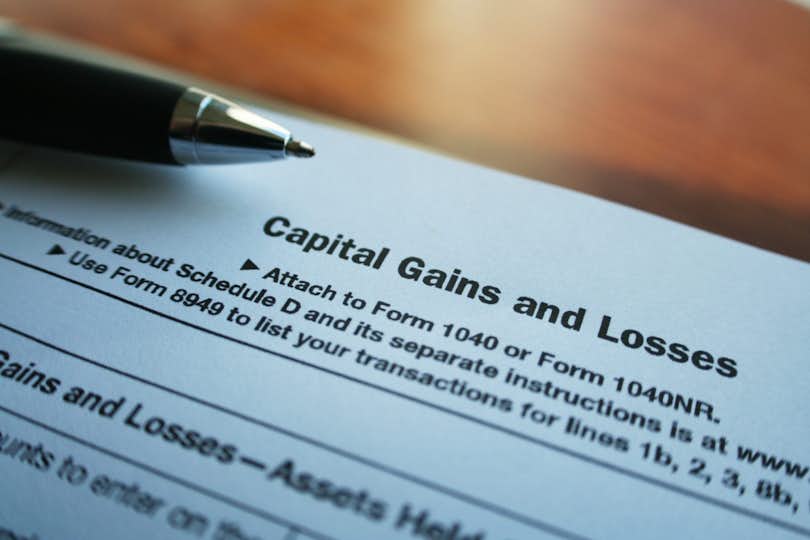 capital gains tax on real estate investment property