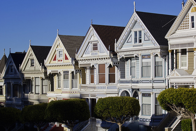 Painted ladies houses