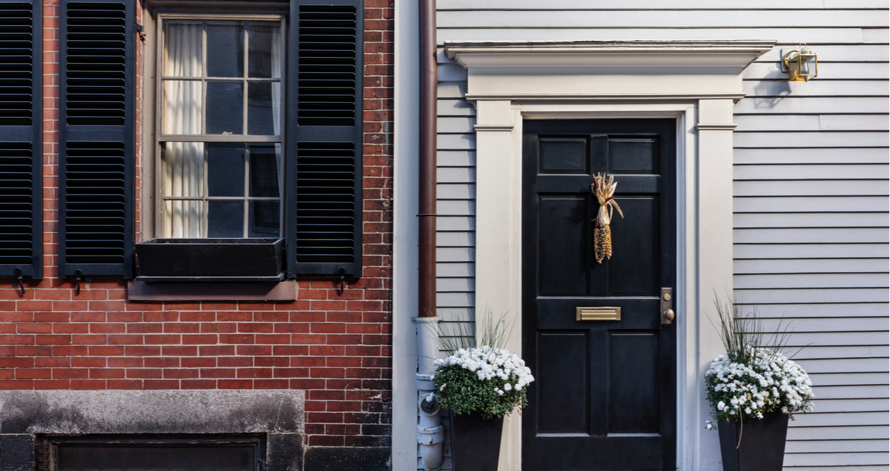 Painted Black Door