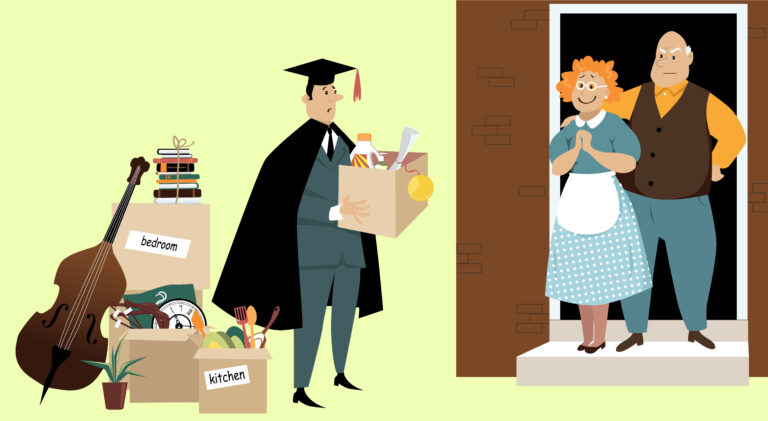 2026 Data: Nearly Half of Recent College Grads Have Had to Move Back in With Their Parents